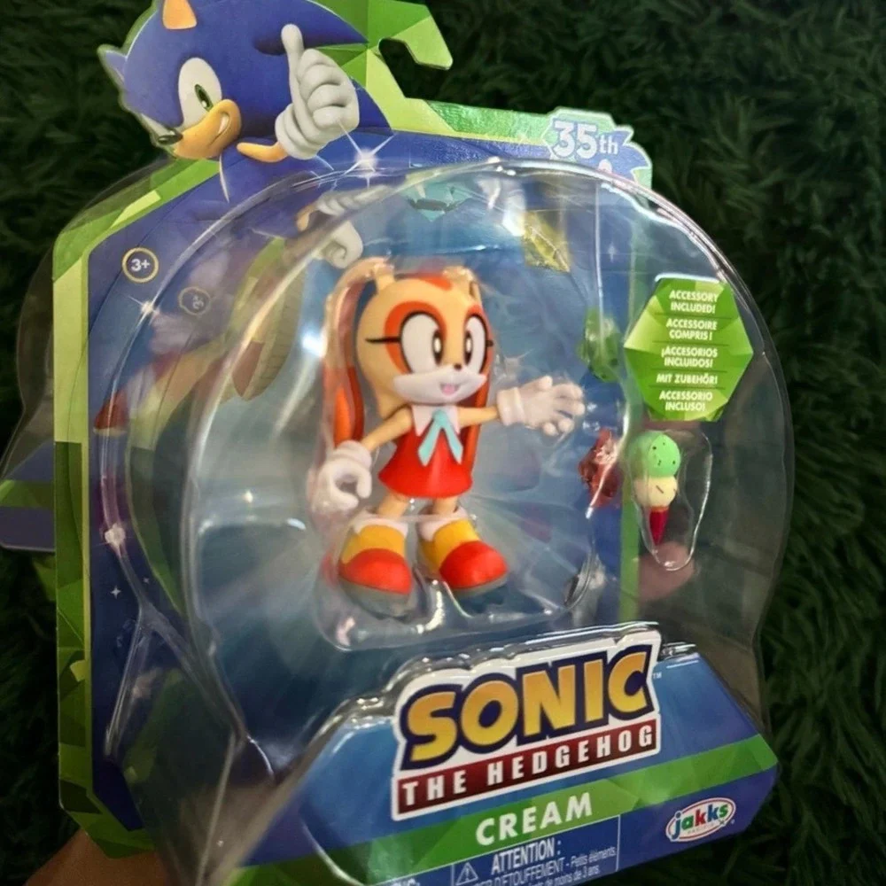 2 RARE 4' Figure Sonic The Hedgehog 35th Anniversary Jakks Pacific